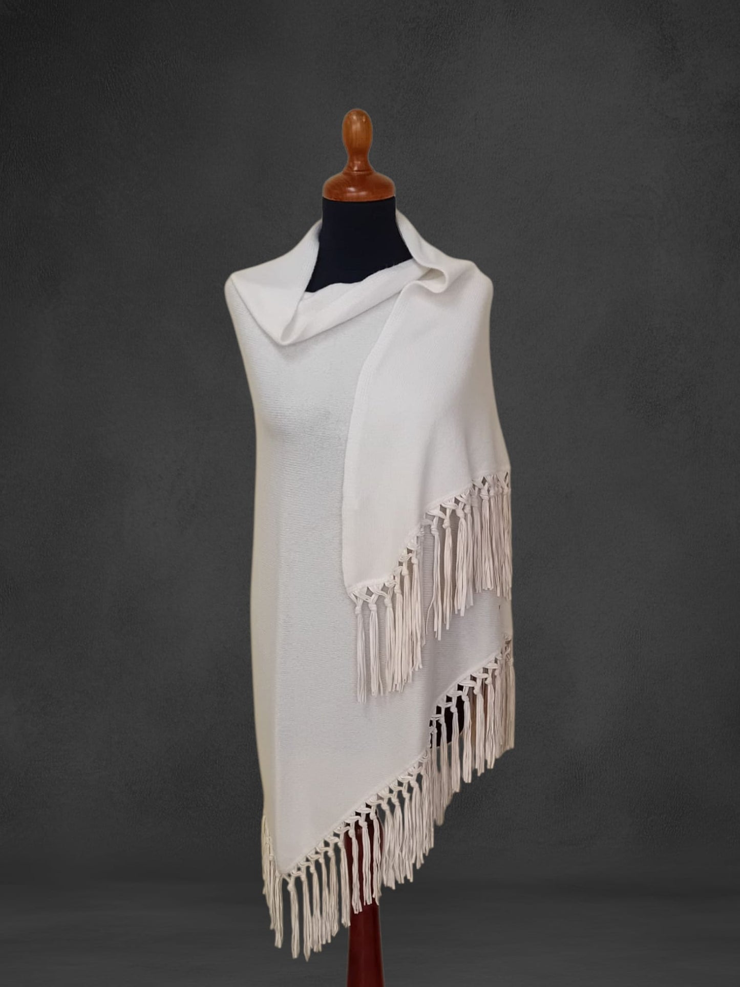 Scialle 100% Cashmere color luce d'inverno